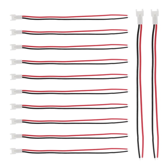 60pcs Mini Male and Female Terminal Connector Plug Cable with Reliable Locking Mechanism and Plastic Material for Battery and Electronic Devices Suitable for DIY Projects