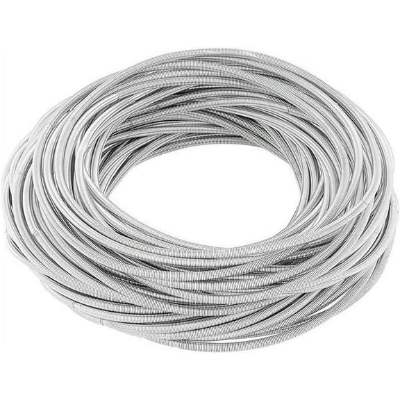 about 60pcs Minimalist Steel Spring Chain Stretch Bracelets 58.5mm Guitar String Coil Bracelets String Bracelets for Women Metal Bangle Bracelets Stackable Bracelets Wire Layered Bracelet
