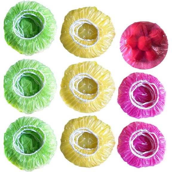 60pcs Stretchable Storage Cover 3 Sizes, Reusable Cover Storage Plates Bowl Dishes Wrapping Reusable Bowl Lids for Leftovers, Kitchen & Dorm