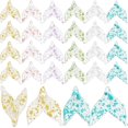 thumbnail image 1 of 60pcs Tail Charms Big Pendants Transparent Resin Charms Fishtail Charms Beads with Glitter for Summer Seaside Earring Pendant Necklace Jewelry Making, 1 of 6