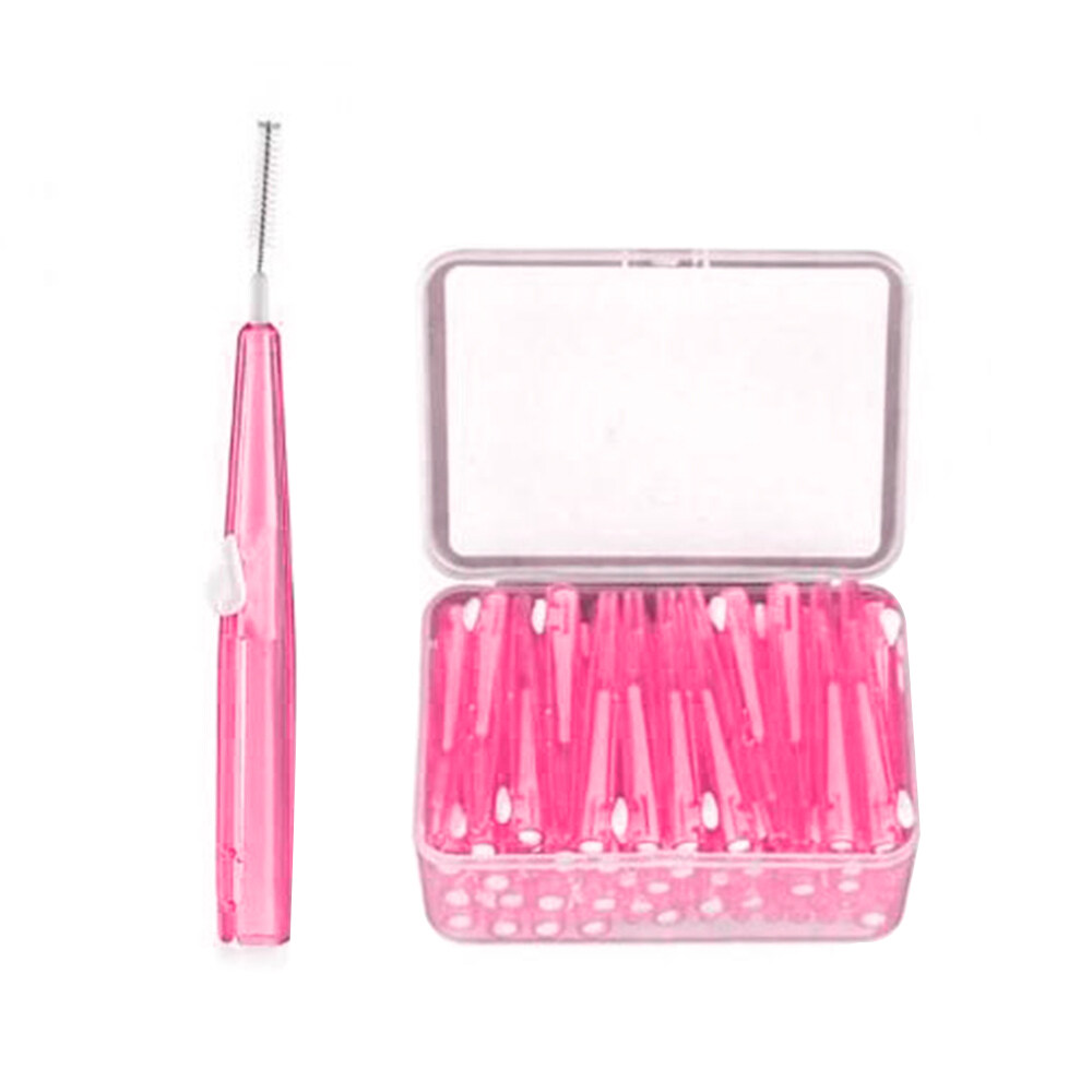 60pcs Toothpick Interdental Brushes Tooth Flossing Head Oral Hygiene
