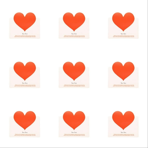 60pcs Valentine's Day Foldable Heart Cards - Love Greeting Assorted Color Cards for Wedding Anniversary Birthday Christmas & All Heartfelt Occasion Messaging