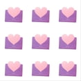 thumbnail image 1 of 60pcs Valentine's Day Foldable Heart Cards - Love Greeting Assorted Color Cards for Wedding Anniversary Birthday Christmas & All Heartfelt Occasion Messaging, 1 of 5