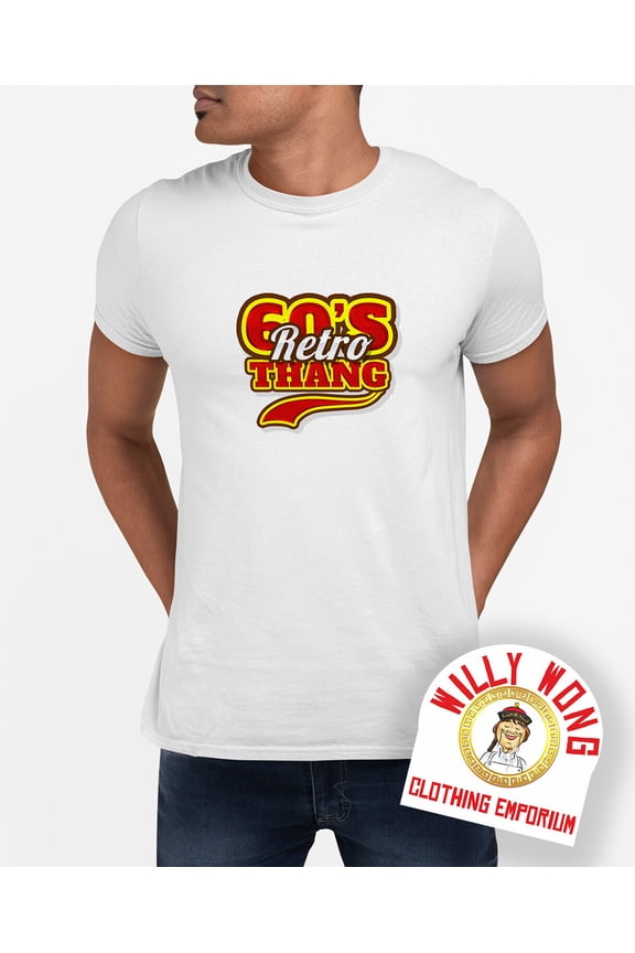 60s Retro Thang T-Shirt Geek Nerd Tee Classic Gift Movie Men Music Hippy Free