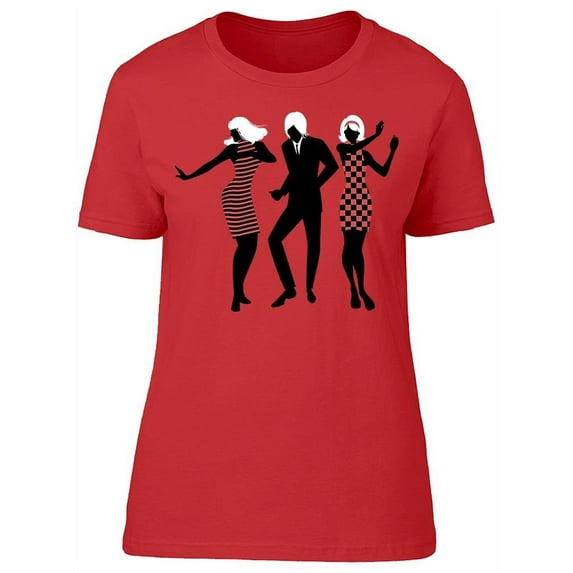 60s Style Dancing T-Shirt Women -Image by Shutterstock, Female 3X-Large