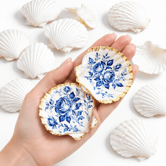 60scallop Shells For Crafts 2-3 In White Seashellst