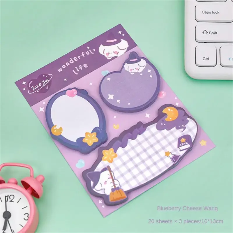 60sheets Sticky Notes Cute Cartoon Colorful Memo Pad Ins Kawaii ...