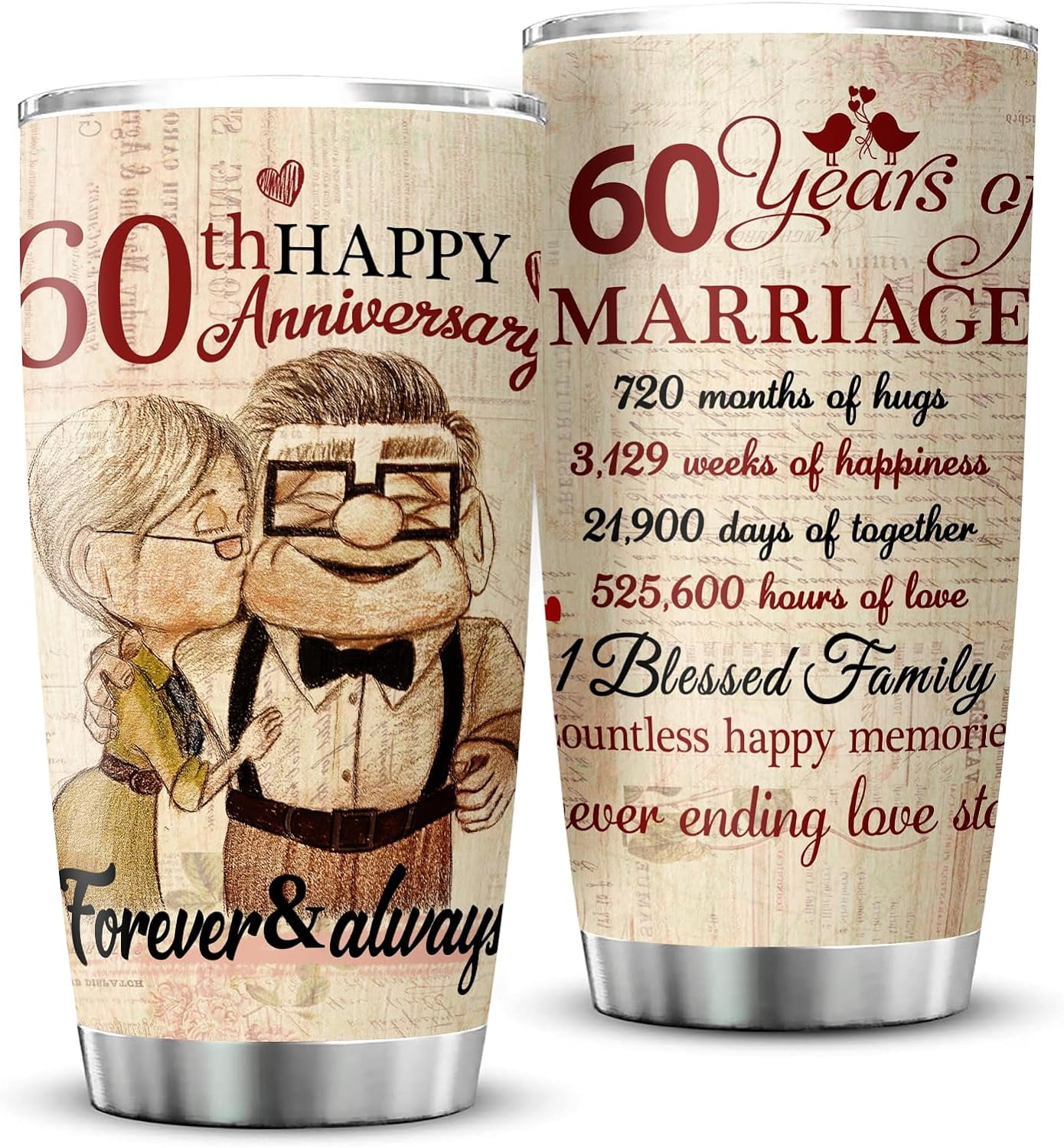 60th Wedding Anniversary Gifts For Him Her Couple 60th Wedding Anniversary Gifts For Him Her Couple