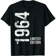 thumbnail image 1 of 60th Birthday 60 Years Old Man Woman Vintage 1964 T-Shirt, 1 of 4