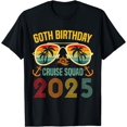 thumbnail image 1 of 60th Birthday Cruise Squad 2025 Matching Family Vacation T-Shirt, 1 of 4