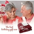 thumbnail image 1 of 60th Birthday Gifts for Women, Best Friend Birthday Gifts for Women, Happy 60th Birthday Decorations, Gifts for Women Birthday Unique, Womens Birthday Gift Ideas, Red Throw Blanket 50x60, 1 of 6
