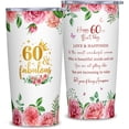 thumbnail image 1 of 60th Birthday Gifts for Women, Birthday Gifts for 60 Years Old Woman, 60th Bday Gift Ideas, 1965 Bday Gift for Women, 60 Years Old 20oz Tumbler for Woman, 1 of 6