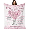 thumbnail image 1 of 60th Birthday Gifts for Women Blanket 60"X50", Birthday Gifts for 60 Year Old Woman, Happy 60th Birthday Gifts for Women, Gift for 60th Birthday for Women, Gifts for 60th Birthday Women Throws, 1 of 5