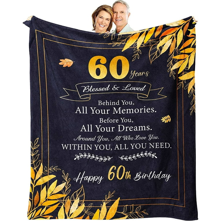 60th Birthday Gifts for Women Men, 60 Year Old Birthday Gift for