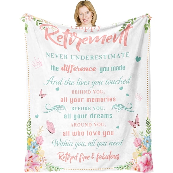 60th Birthday Gifts for Women/Men Blanket 60x50in, 60th Birthday Gift Ideas, Gifts for 60 Year Old Woman, 60th Birthday Decorations Women, Happy 60 Birthday Gifts for Women, 1964 Birthday Gift