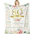 thumbnail image 1 of 60th Birthday Gifts for Women/Men Blanket 60x50in, 60th Birthday Gift Ideas, Gifts for 60 Year Old Woman, 60th Birthday Decorations Women, Happy 60 Birthday Gifts for Women, 1964 Birthday Gift, 1 of 5