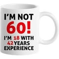 thumbnail image 1 of 60th Birthday Gifts for Men, Funny 60 Year Old , 1961 60th Birthday Mugs for Him, Dad, Uncle, Husband, Brother, Grandpa, Friend, 11 oz Tea Cup, 1 of 2