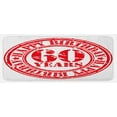 thumbnail image 1 of 60th Birthday Kitchen Mat, Abstract Grunge Style Happy 60 Party Theme Retro Stamp Slogan Print, Plush Decorative Kitchen Mat with Non Slip Backing, 47" X 19", White Red, by Ambesonne, 1 of 1