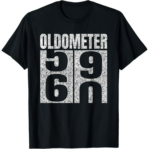 60th Birthday Oldometer 59-60 Vintage Funny Gifts Men Women T-Shirt