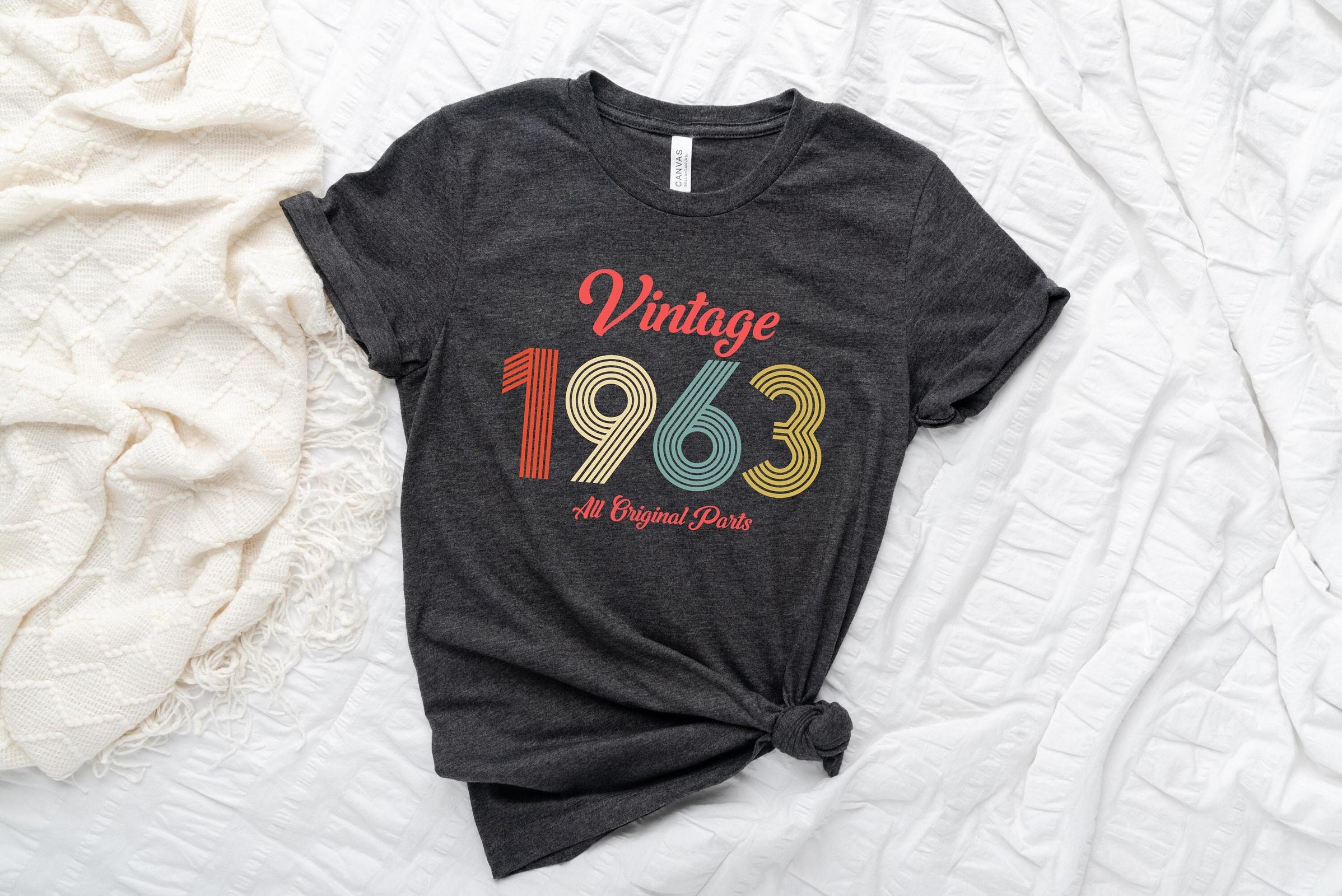 60th Birthday Shirt, T Shirt, 1963 Shirt, 60th Birthday Gift for Women