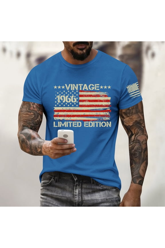 60th Birthday Shirt Vintage Born In 1966 60 Years Old B-day T-Shirt