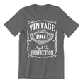 thumbnail image 1 of 60th Birthday VINTAGE 1963 Men's T-shirt, S, Charcoal, 1 of 3