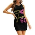 60th Birthday Women Sleeveless Dress Dance dresses women's summer