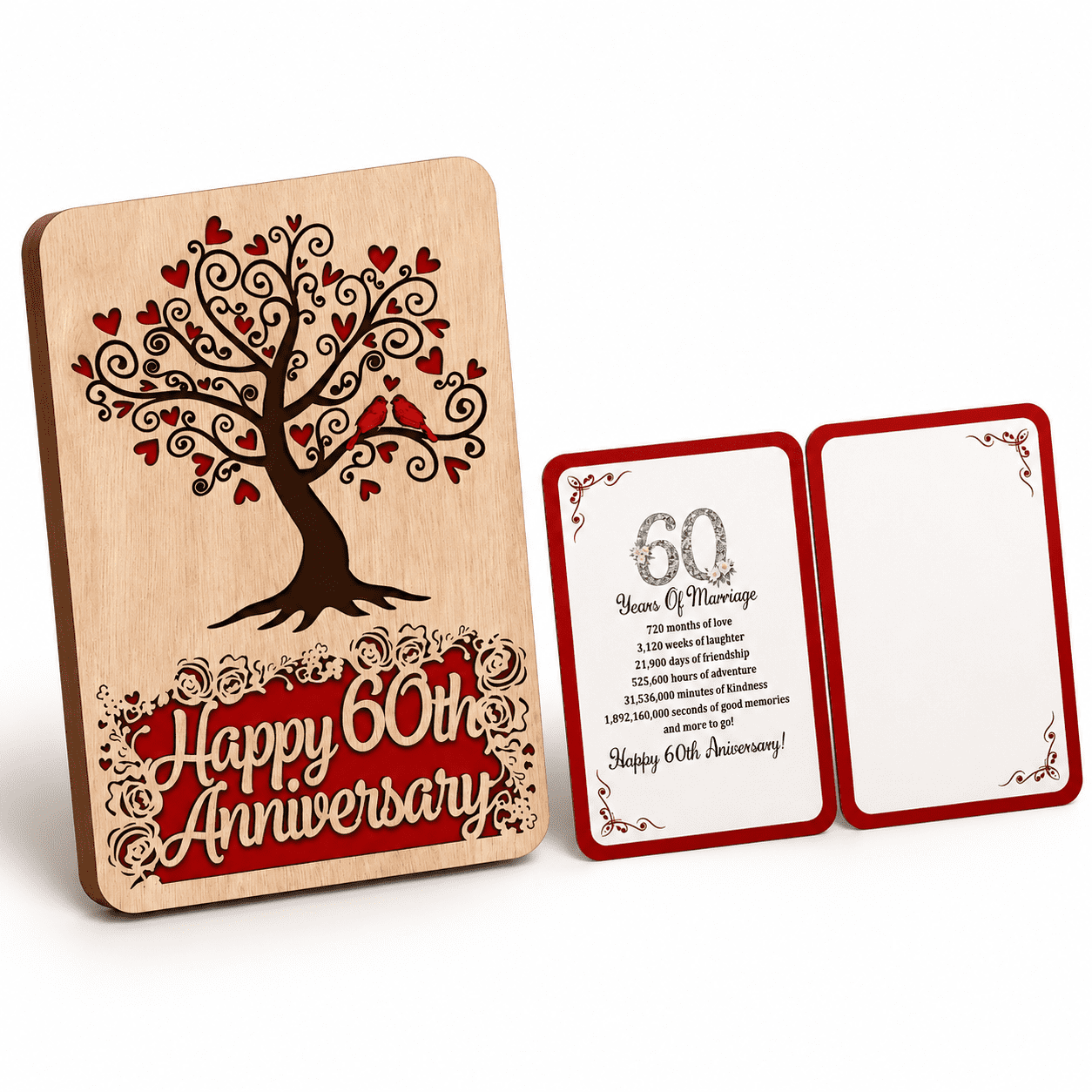 60th Wedding Anniversary Card For Couple Happy Keepsake Gifts Parents 60th Wedding Anniversary Card For Couple Happy Keepsake Gifts Parents