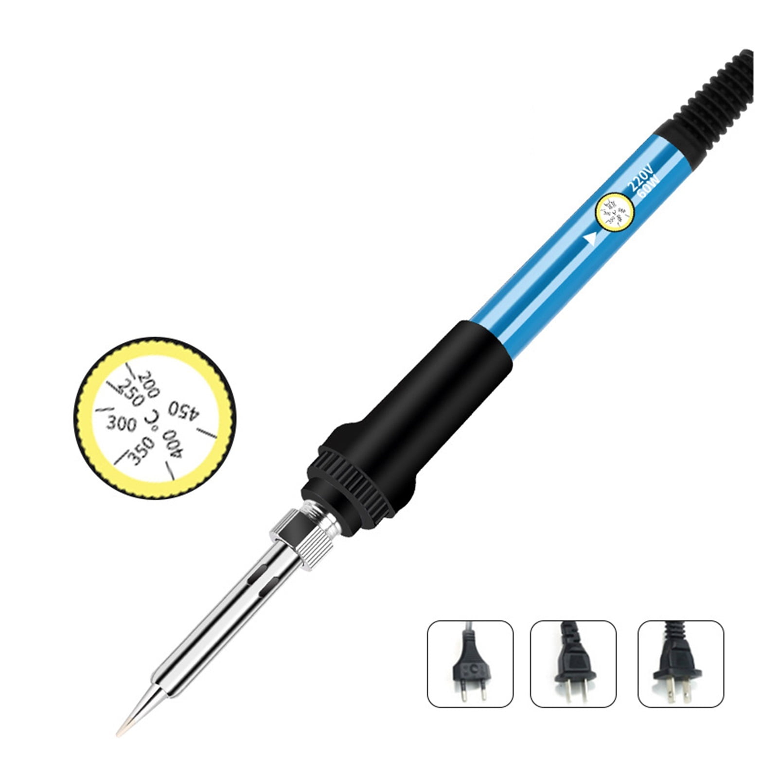 60w Electric Irons,Soldering Temperature Adjustable Electric Iron,Mini Handle Heat Pencil Soldering Iron Soldering Tool Iron Tip ,Wide Applications
