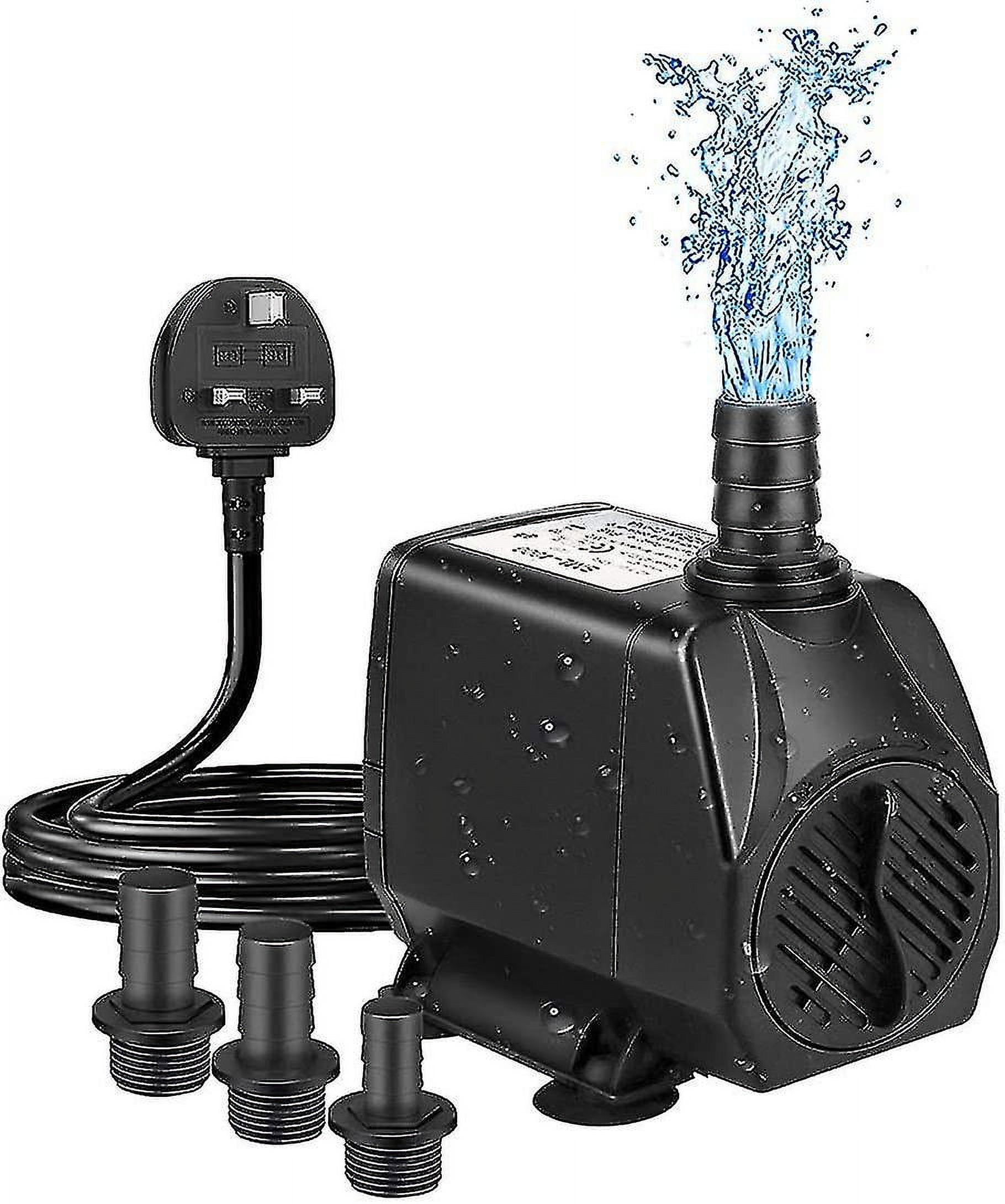 60w Submersible Pump, 800gph 3000l/h Ultraquiet Fountain Water Pump