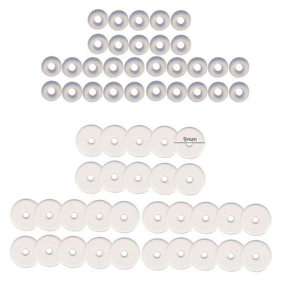 60x Non Pull Piercing Disc for Piercing Bump Pressure Silicone Earring For Women