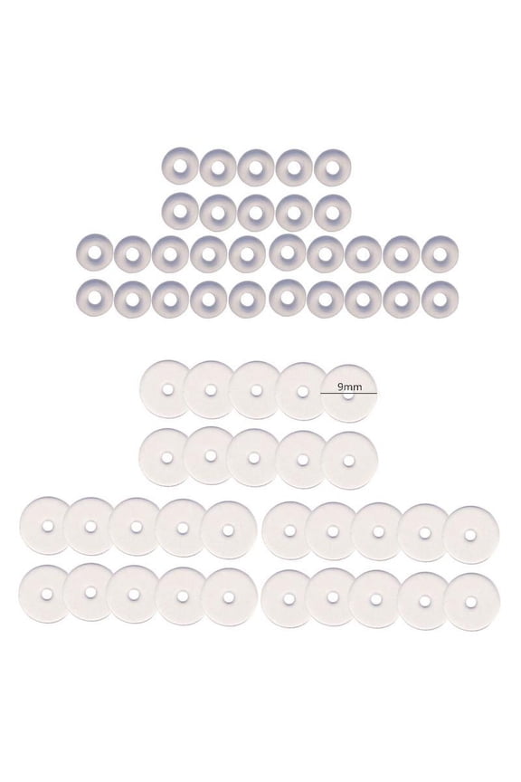 60x Non Pull Piercing Disc for Piercing Bump Pressure Silicone Earring For Women