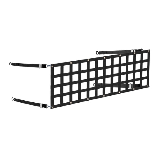 60x18 in Heavy Tailgate Cargo Net for Truck Bed, with 4 Adjustable Telescopic Straps, for Pickup Trailer Truck SUV