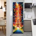 thumbnail image 1 of 60x180 Landscape Flower 3D Refrigerator Sticker For Kitchen Waterproof Vinyl Fridge Cover Decal Home, 1 of 5