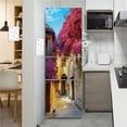 thumbnail image 1 of 60x180 Landscape Flower 3D Refrigerator Sticker For Kitchen Waterproof Vinyl Fridge Cover Decal Home, 1 of 5