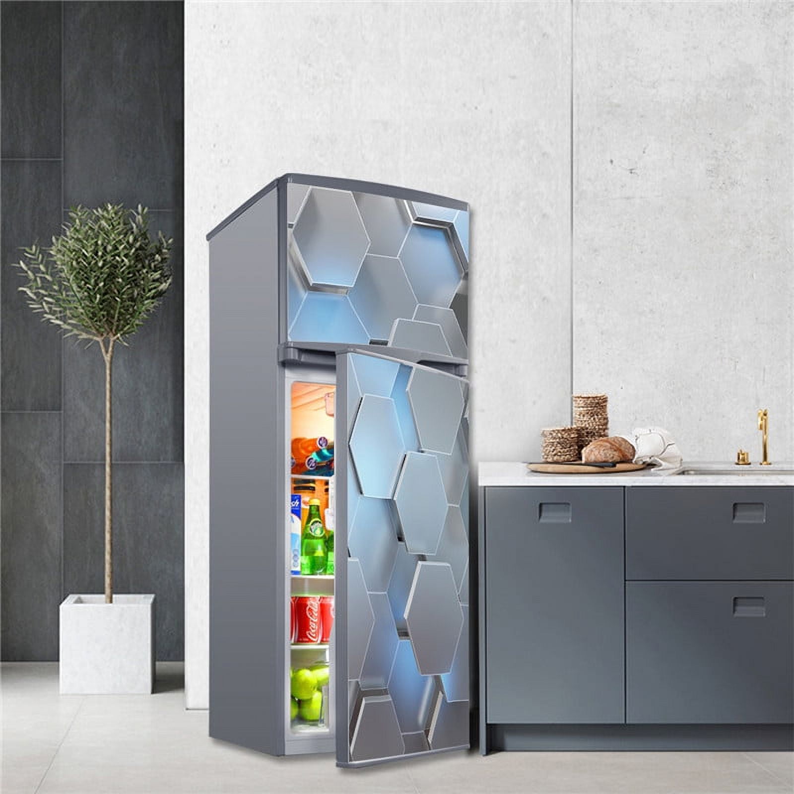 60x180cm Fridge Door r Decal High Quality 3D Refrigerator Renovation