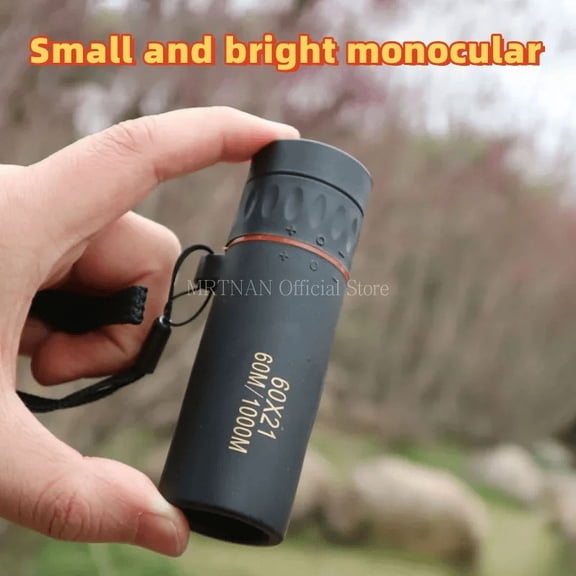 60x21 BAK4 Zoom Monocular Binoculars Mini Portable Telescope Optics Scope for Outdoor Camping Hunting Telescope