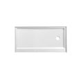 thumbnail image 1 of Elegant Kitchen & Bath STY01-R6030 60 x 30 in. Single Threshold Shower Tray Right Drain, Glossy White, 1 of 10
