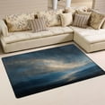 thumbnail image 1 of 60x39in Area Rug Machine Washable Floor Mats Skid-Resistant Backing Carpet for Home Kitchen Bedroom Golden Nebula, 1 of 7