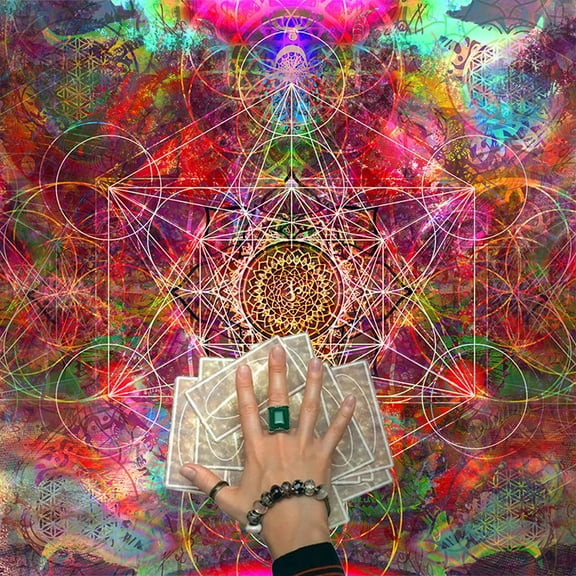 60x60cm Tarots Table Cloth Metaphysical Board Game Mat Pendulum Divination Tablecloth Board Game Cards Pad