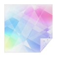 thumbnail image 1 of 60x60in(152x152cm) Square Tablecloth, Waterproof Polyester Table Cover, Wrinkle Resistant & Washable Fabric for Dining, Kitchen, Picnic, Abstract Geometry Print, 1 of 6