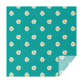 thumbnail image 1 of 60x60in(152x152cm) Square Tablecloth, Waterproof Polyester Table Cover, Wrinkle Resistant & Washable Fabric for Dining, Kitchen, Picnic, Daisy Flowers Print, 1 of 6