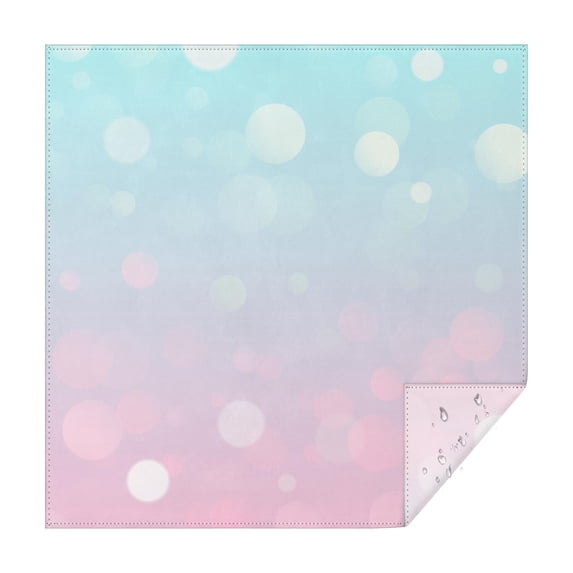 60x60in(152x152cm) Square Tablecloth, Waterproof Polyester Table Cover, Wrinkle Resistant & Washable Fabric for Dining, Kitchen, Picnic, Sweet Candy Print