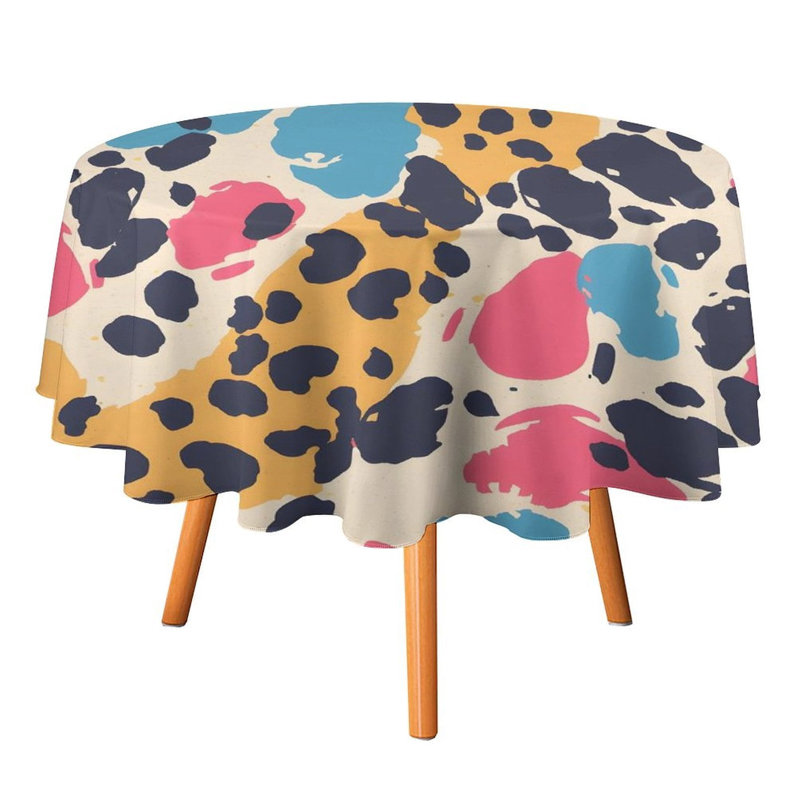 60x60in Round Tablecloth Car Line Straight And Dense Wireless Head Gap ...