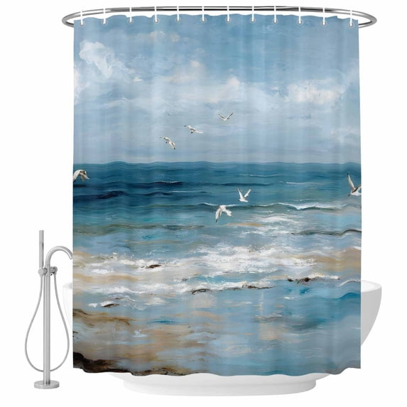 13 Coastal Bathroom Design Ideas for a Serene Escape - Seaside Coastal Bathroom Design