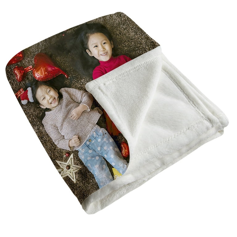 Customizable Plush Fleece Throw Blanket 60x80 Personalize 100 Polyester Adult Teens Tween Unisex Walmart