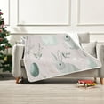 thumbnail image 1 of 60x80 inch Crystal Fleece & Arctic Fleece Blanket Soft Bed Throws for Home or Camping Bunnies and Colorful Eggs, 1 of 7