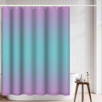 60x84 Inch Ombre Colorful Large Shower Curtain Teal Purple Gradient Textured Modern Chic Bath Curtain Rustic Farmhouse Gorgeous Bathtub Curtain for Kids Bathroom Decor with Hooks