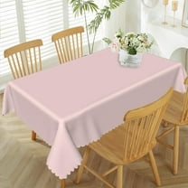60x84inches Light Pink Tablecloth Rectangular Baby Pale Pink Table Cloth Washable Wrinkle Resistant Fabric Table Cover for Kitchen Dining Bridal Shower Engagement Wedding Birthday Party Decor