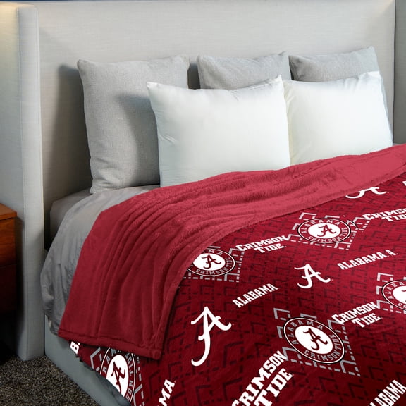 Alabama NCAA Pendant Silk Touch Throw, 60x90 inches